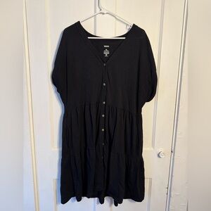 Sonoma Black Button Down Dress